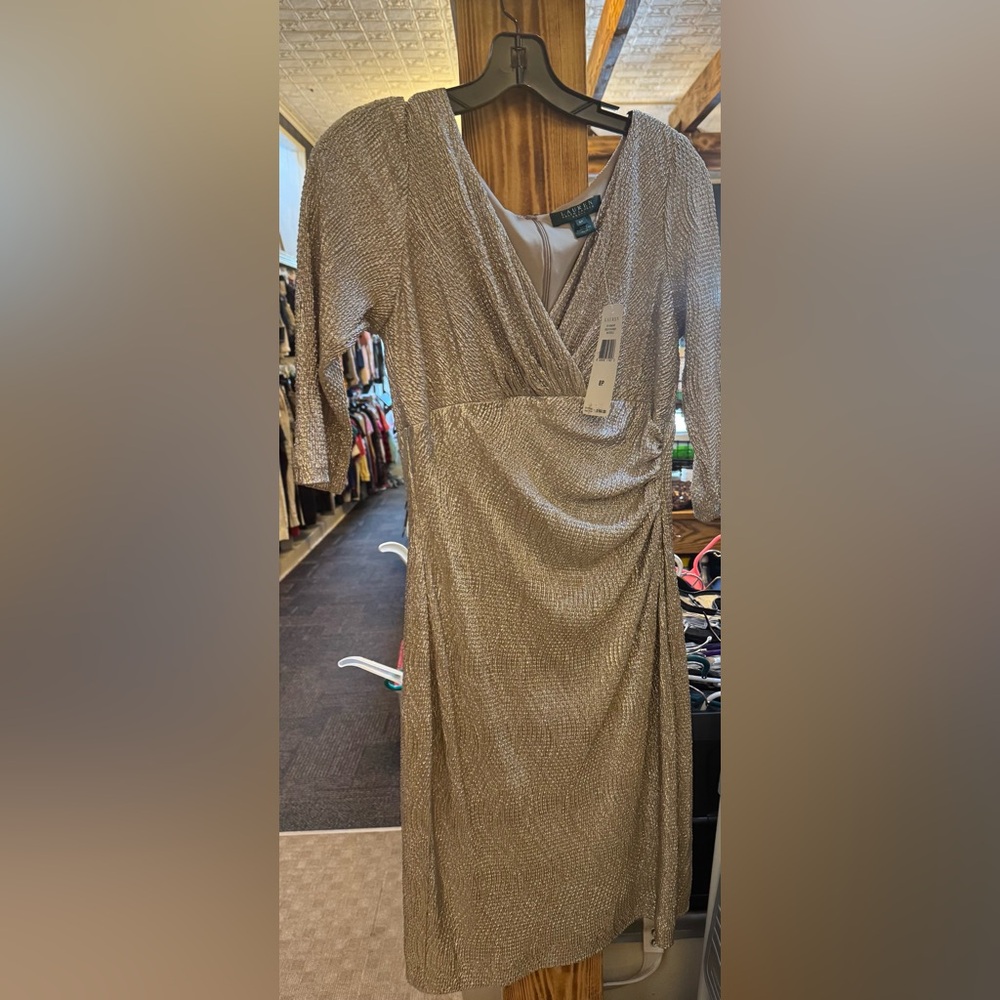 Elegant Metallic Dress